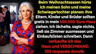 Beim Essen hörte ich: Mein Sohn will die Familie seiner Frau in mein €450.000-Haus holen.