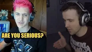 Ninja Reacts Angry At DrLupo For Saying Tfue Is Better Than Him At Fortnite