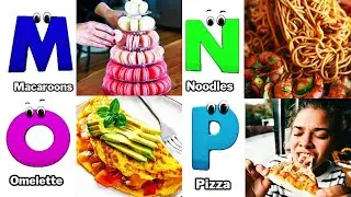 Food ABC Phonics Song for Kids | Two Food for Each Letter of the Alphabet | Koko Study Class
