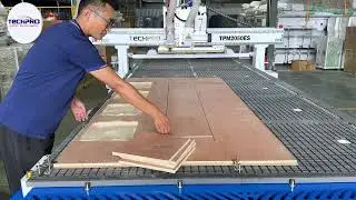 2000*5000mm ATC CNC Router with Saw Blade Head for Advertising Furniture Industry #woodworking #cnc