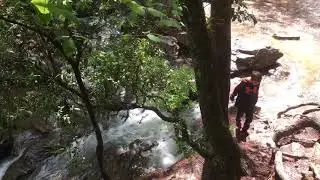 Coming down Peavine falls