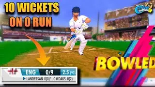 🔥 Wcc3 Test Bowling Trick , 0 Run 10 Wickets , Old Working Trick !! ( English subtitles )