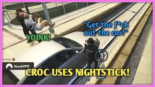 Crocodile Steve Uses PD Nightstick to Yeet Driver Out Then Pulled a Reverse Dundee Special