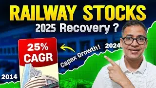 3 Railway Growth Stocks - Latest Updates in 2025? 🚂🚀 Rahul Jain #marketcrash #railway #2025
