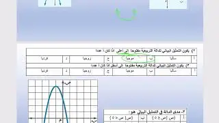 الاختبارات المركزية ثالث متوسط الفصل الثالث شرح الفصل الثامن (المفاهيم الأساسية)اكمل اخترصح وخطأ
