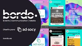 Bordo x Adsocy - Dise&ntilde;o de los Ad Social Media Awards