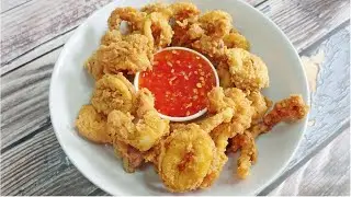 Sotong Goreng Crispy Macam Kat Kedai Seafood Restoran