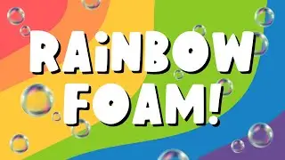 Rainbow Foam! I Science Experiment