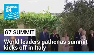 World leaders gather as G7 summit kicks off in Italy &bull; FRANCE 24 English