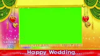 Green screen free wedding background 1 for edit in edius FCP Adobe premiere //Shivam Editz