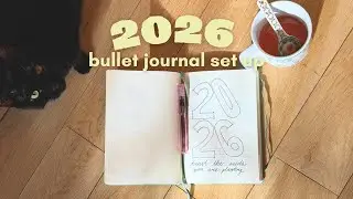my 2026 bullet journal set up | simple, minimal, goal oriented