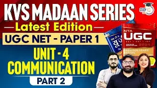 UGC NET 2024 | KVS Madaan Ugc Net | UGC NET Paper 1 | KVS Madaan Series | Communication | Part 2