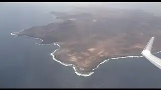 Transavia Take Off Sal - Cabo Verde (good Espargos & north coast view)