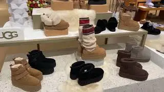 DILLARD'S UGG BOOTS SHOPPING * PLATFORM UGGs * SALE * SHOP WITH ME * SHOPPING VLOG