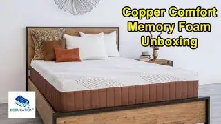 Beducation® - Copper Comfort Memory Foam Mattress Unboxing