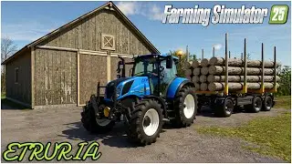 ETRURIA FS25 #117 - AUTOLOAD LEGNA PER CONSOLE - GAMEPLAY ITA