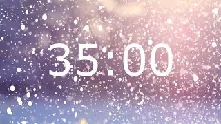 35 Minute Winter Timer with Relaxing Music and Alarm
