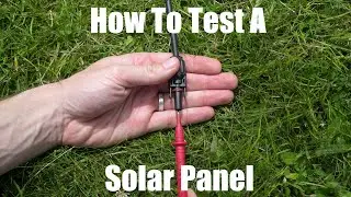 Как проверить работоспособность солнечной панели с помощью мультиметра #shorts #solar
