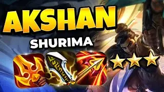 3 Star Akshan TFT Set 9 FULL AD | TeamFight Tactics Guide !!!