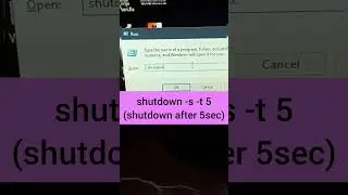 pc shutdown shortcut key | auto shutdown timer in windows 10 #shorts #youtubeshorts #windows