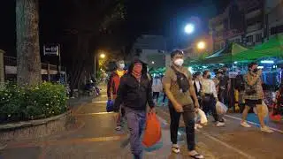 Very popular Night market in Baguio city, Philippines. November 2021