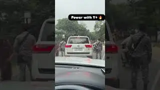 Power Star Pawan Singh Wit Y+ #security #pawansingh #bjp #trending #viral #shorts