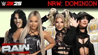 Liv Morgan & Rhea Ripley vs Alexa Bliss & Tatum Paxley | Tag Team Title Match: Raw #8 | WWE 2K25