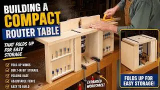 Building a Compact Router Table That Folds Up for Easy Storage
