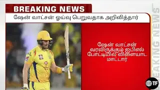 Shocking : Why Shane watson retired from IPL || Shane watson retirement || Ipl today update || TF ||