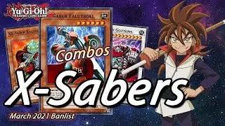 Yu-Gi-Oh!  HAND LOOP FOR 5!? PURE X-SABER COMBOS & DECKLIST!!! MARCH 2021 BANLIST!!!