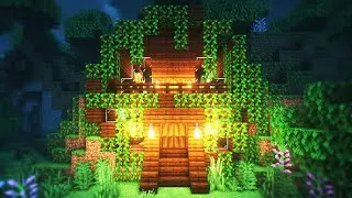 Minecraft | How to build a Cosy Mountain Cabin! Easy Tutorial
