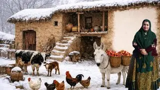 Pomegranate Stew in a Village Kitchen