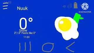 One ui 5 weather animation (egg mode) #Samsung #weatherapp
