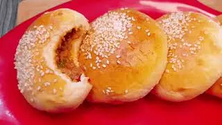 Minced Meat Bun/qeema buns/homemade stuffed buns by Yummy Pakistani Food