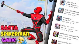 playing sasta spiderman game from playstore.