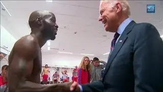 Biden's Dressing Room Visit to U.S. Soccer Team