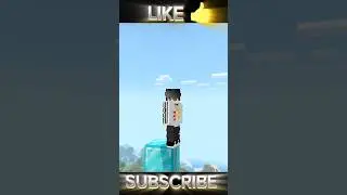 Minecraft Water Bracket Clutch 🤯 #minecraft #tending #tendingshorts #viral #viralshorts #shorts