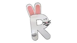 How To Create The Letter R Rabbit Craft