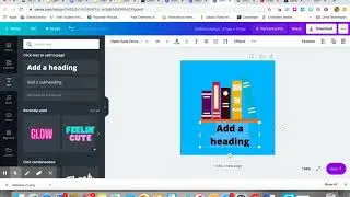 Creating buttons and header on Canvas homepage