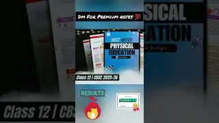 Class 12 CBSE 2025-26 P. E. Premium Notes || Score 100/100 in Physical Education