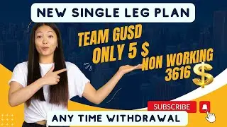 TeamGUSD Full plan hindi |GUSD Single leg plan |New non-working plan | GUSD token | new mlm plan