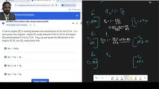 JEE MAIN PYQ: 43 carnot engine