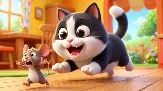 म्याऊं म्याऊं बिल्ली करती 😺 | Meow Meow Billi Karti | Upar Pankha Chalta Hai | Kids Rhyme