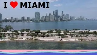 Miami & Biscayne Bay Aerial Views (Drone) 7/9/2020