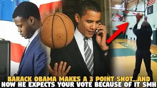 Barack Obama Makes a 3 Point Shot...And Now He Expects Your Vote Because of It SMH