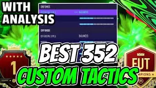 FIFA 21 *INVINCIBLE* 352 PRO PLAYER CUSTOM TACTICS/PLAYER INSTRUCTIONS!! - FIFA 21 ULTIMATE TEAM!!