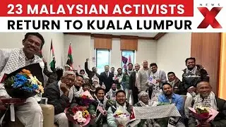 23 Malaysian Activists Return to Kuala Lumpur After Gaza Aid Flotilla Mission