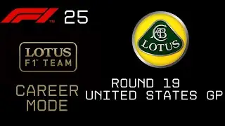 F1 25 My Team Career Mode S1 R19 Texas GP