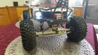 Axial wraith spawn with a jeep Cherokee shell