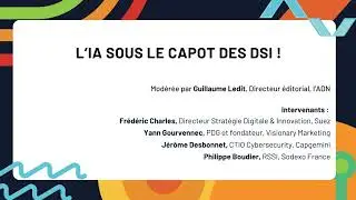 L’IA sous le capot des DSI !